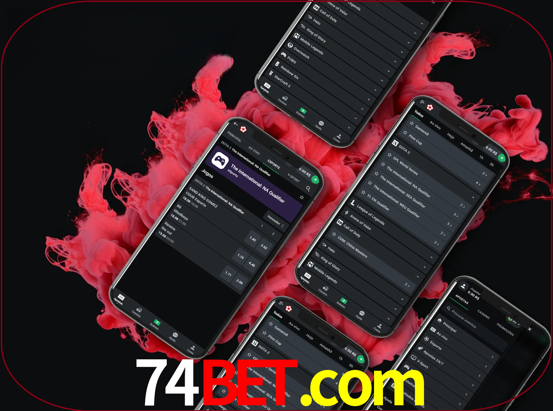 Se o seu smartphone não for compatível com a aplicação, esta opção do 74bet ajudá-lo-á a desfrutar do jogo.