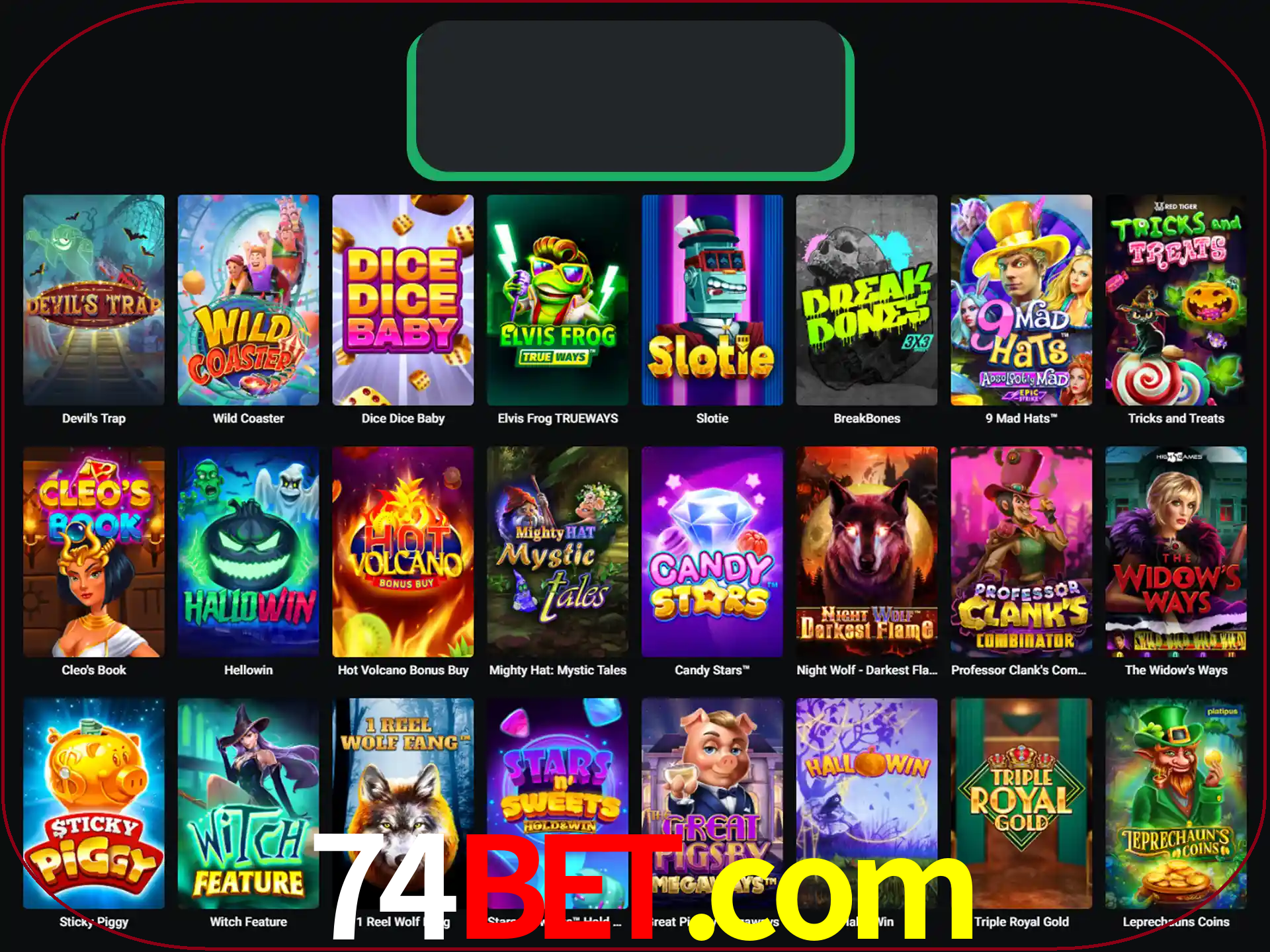 Procure por seus amados jogos de slot.